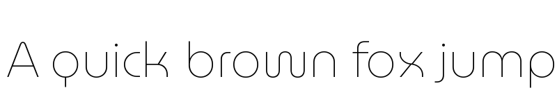 Preview of MuseoModerno Thin font