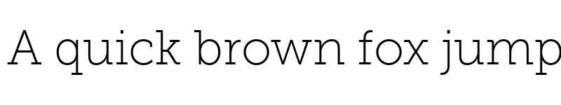 Preview of MuseoSlabW01-100 Regular font