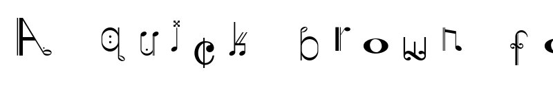 Preview of Musiker single font