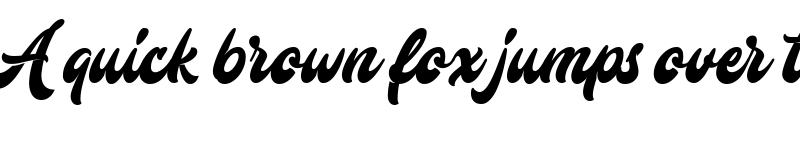 Preview of Mustardo Regular font