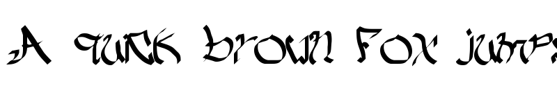 Preview of My Crazy Text Regular font