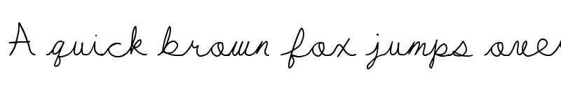 Preview of My First F Regular font