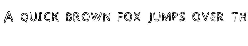 Preview of My Font Is Slimey Regular font