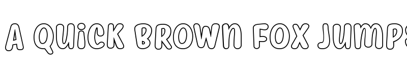 Preview of Myfrida Hollow Regular font