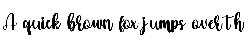 Preview of myloves Regular font