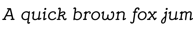 Preview of Mymra Piano Italic font