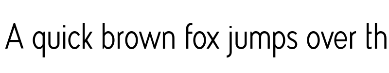 Preview of Myna Condensed Light font