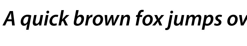 Preview of Myriad Bengali Semibold Italic font