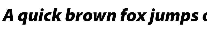 Preview of Myriad Pro Black Italic font