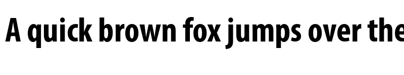 Preview of Myriad Pro Bold Condensed font