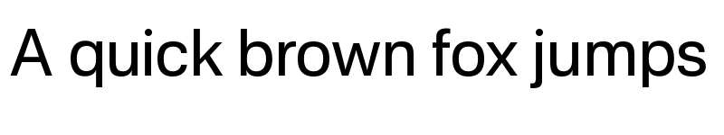 Preview of Nacelle Regular font