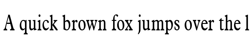 Preview of Nadine Thin Normal font