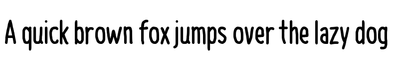 Preview of NAL Hand Regular font