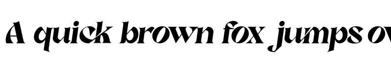 Preview of Nambya Italic font