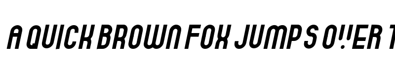 Preview of Nando Italic font