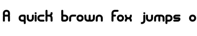 Preview of Nanosecond Thick BRK Normal font