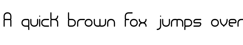 Preview of Nanosecond Thin BRK Normal font