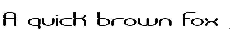 Preview of Nanosecond Wide BRK Normal font