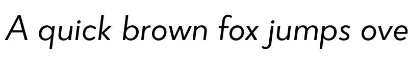 Preview of Narin Regular Italic font