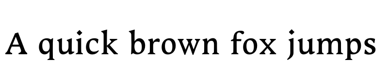 Preview of Narkissim Regular font