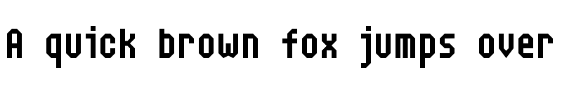 Preview of Narrow Rectangle-7 Regular font