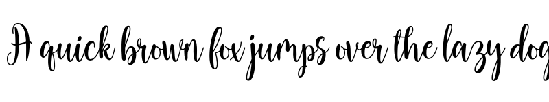 Preview of Natalia Script Regular font