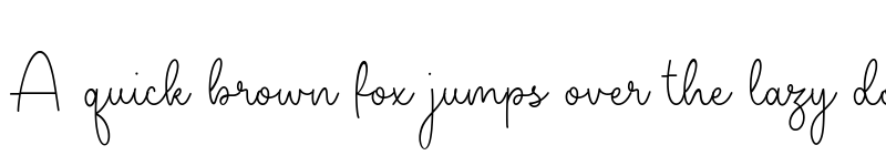 Preview of Natalia Signature Regular font