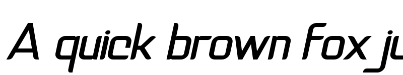 Preview of Natalisa Bold Italic font