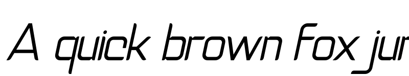 Preview of Natalisa Regular Italic font