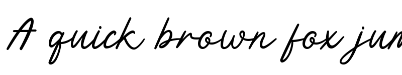 Preview of Natasya Regular font