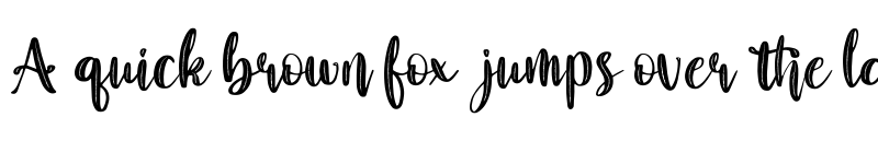 Preview of Nathalia Regular font