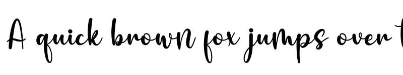 Preview of Nathania Regular font