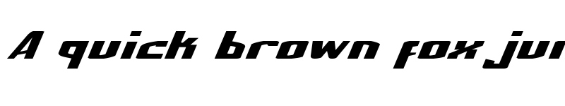 Preview of National Express Exp Italic Exp Italic font