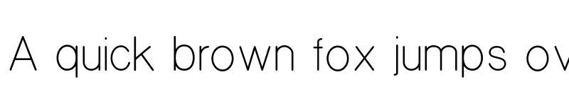 Preview of National Park Thin font