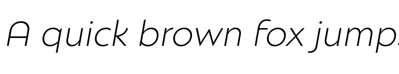 Preview of Natom Pro Light italic font