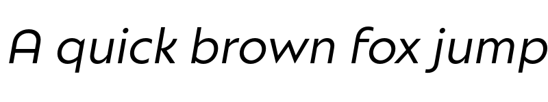 Preview of Natom Pro Regular italic font