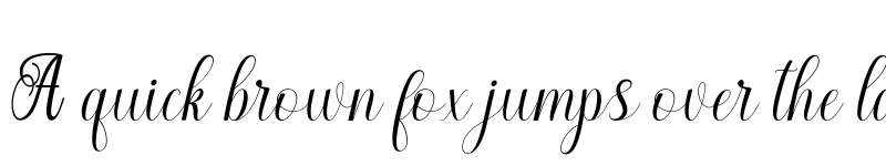 Preview of Nattalia Regular font