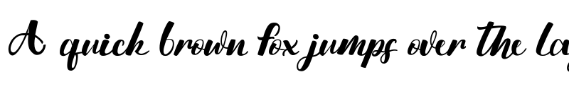 Preview of Nattizah Regular font