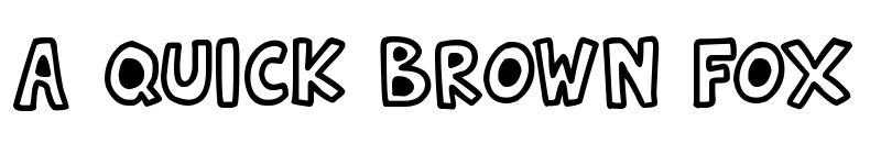 Preview of Natural Toons Regular font