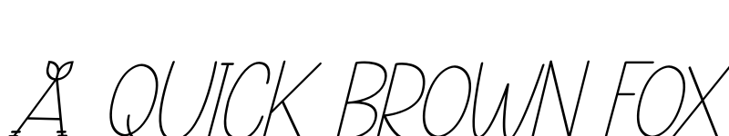 Preview of NATURE green Italic font