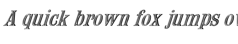 Preview of Nauert-Italic Regular font