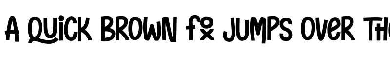 Preview of Naughty Monster Regular font