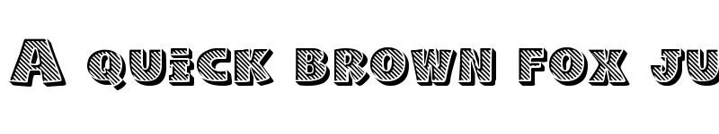 Preview of Naughty Squirrel Striped Demo Regular font