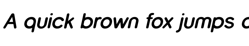 Preview of Nautica Rounded Bold Italic font