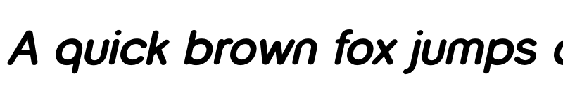 Preview of Nautica Rounded ExtraBold Italic font