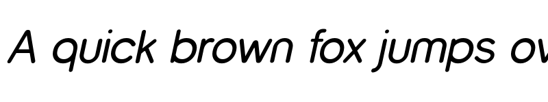 Preview of Nautica Rounded Italic font