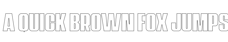 Preview of Navada Outline font