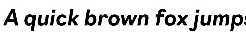 Preview of Navigo Bold Italic font