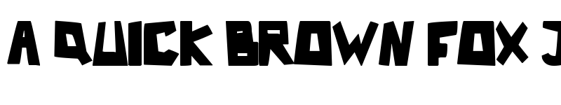 Preview of Nb Strange Regular font