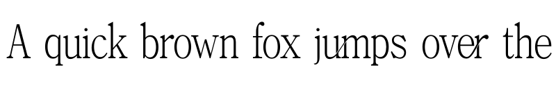 Preview of Nebos Regular font